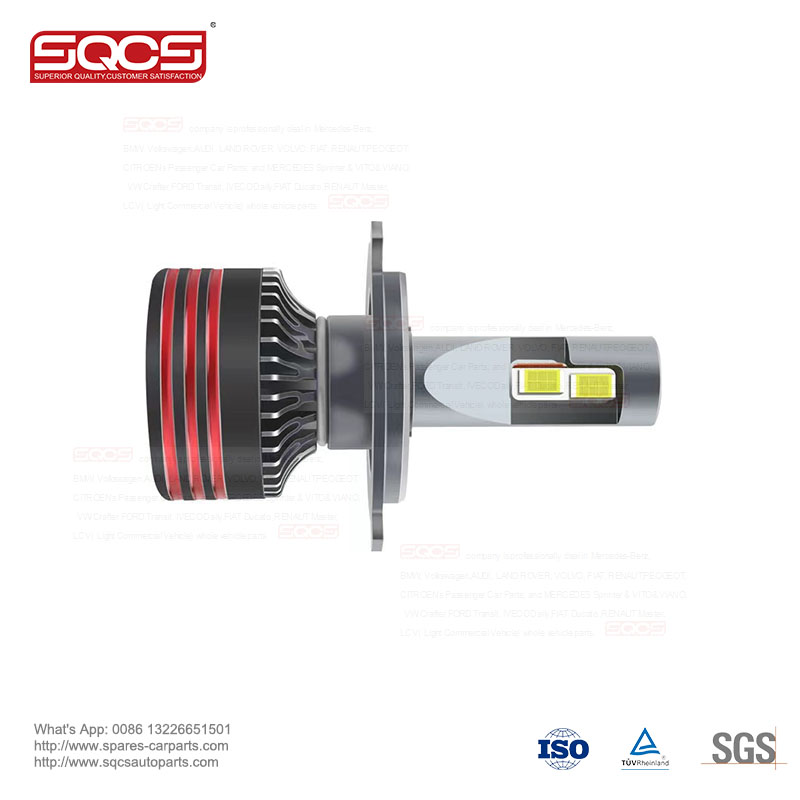 LED Headlight M8 PRO 60W 6500K Auto Lighting Range 200M for H1 H3 H7 H4 H13 H11 9005 880 9006 9V-36V Year 2010-2015 OE No