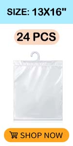 13X16 HOOK BAGS FOR CLOSET