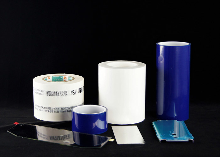 Medium Adhesive Aluminium Protective Film , Glass Protection Film Color Customized
