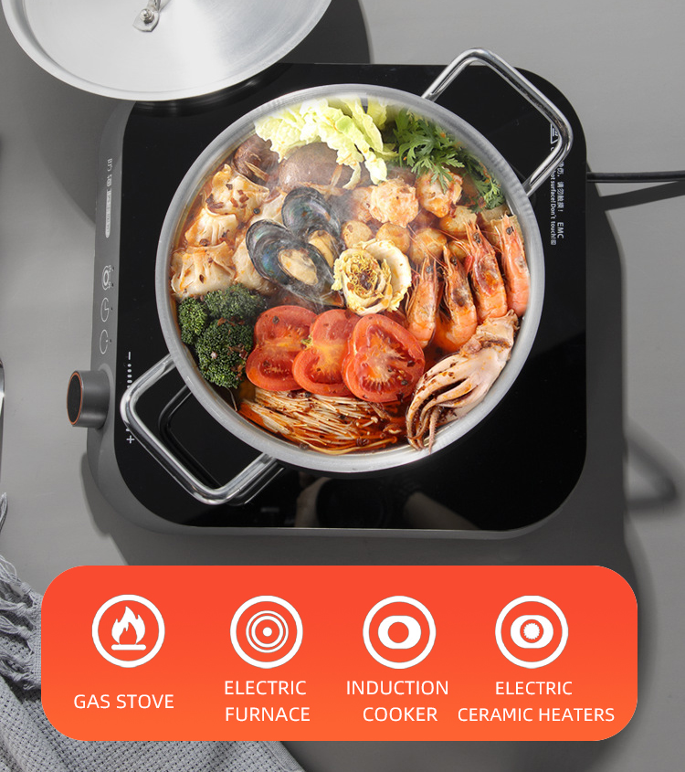 Hot Sale Restaurant Soup Pot Aluminum Cookware Stock Pots Cooking Ware Set Aluminum Cooking Pot Set