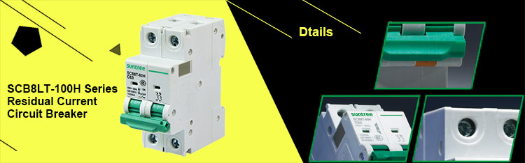 Type B 30ma 63a 4Pole Residual Current Circuit Breaker