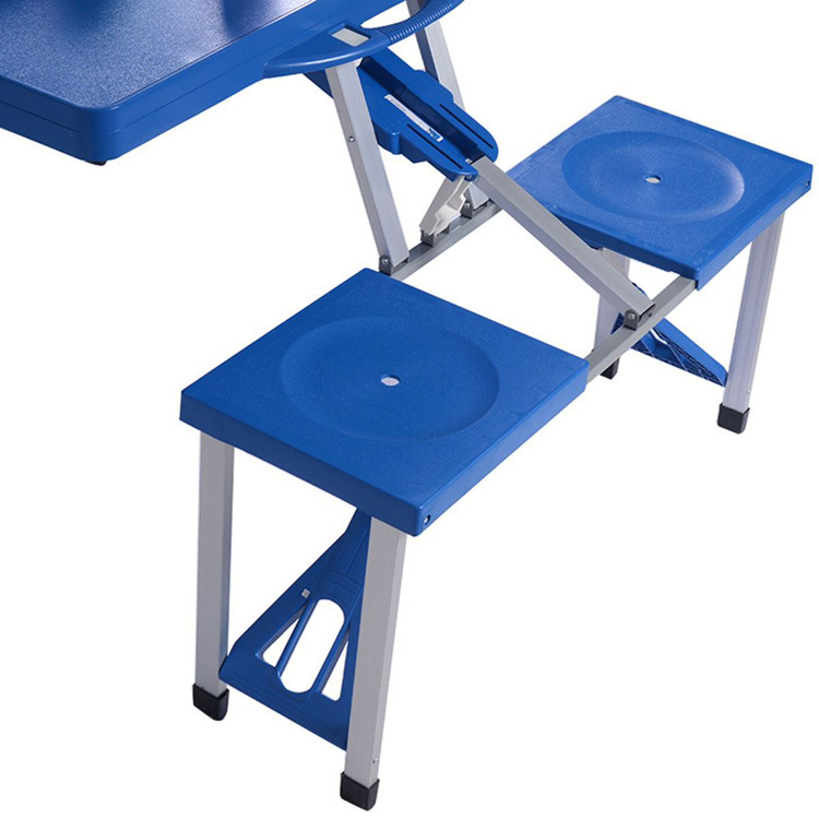 General Outdoor Portable 4 Seats Camp Suitcase Folding Picnic Table for Courtyard Good