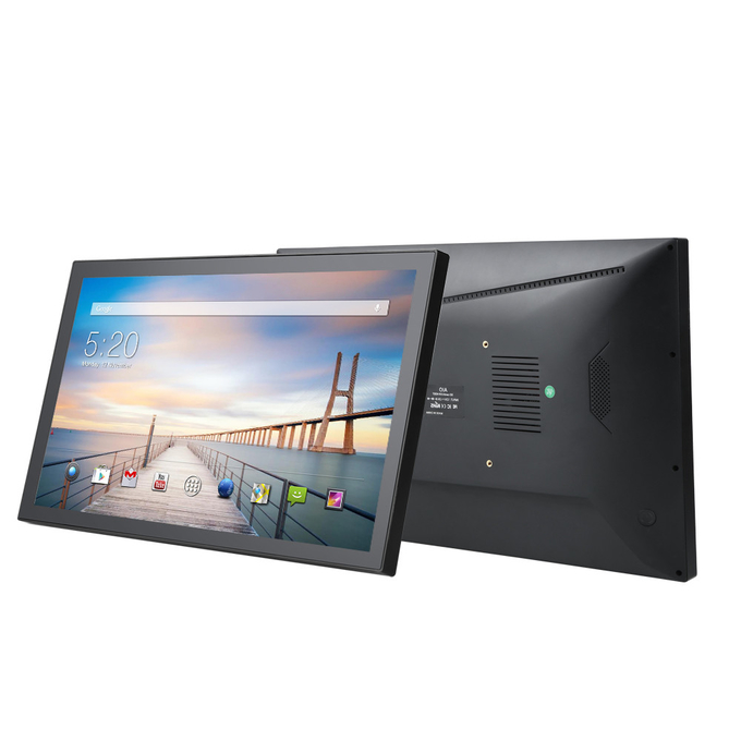 18.5 Inch Android Touch Screen Monitor KR3568 IPS Display No Camera Vesa Wall Mounted With POE RJ45 Port 3