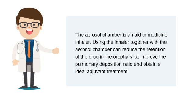 Plastic Respiratory Aerosol Chamber Metal Medication Inhalation Devices