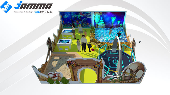 Dinosaur Type VR Experience Center , Amusement Virtual Reality Amusement Park
