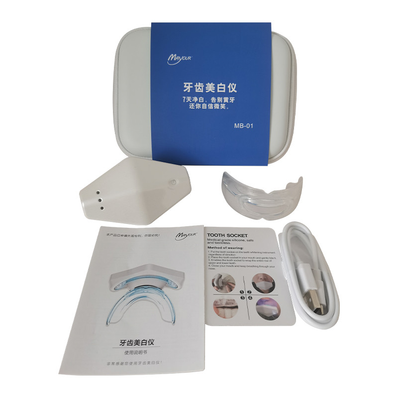 Home Use Led Light Teeth Bleaching  Improve Tooth Yellowing Tooth Whiter Tool