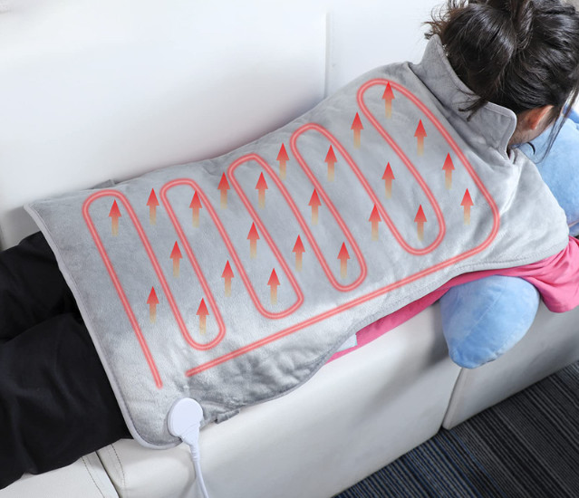 Multi Functional Heating Shoulder And Neck Protection Electric Heating Shawl Warm Blanket Heating Pad In Winter