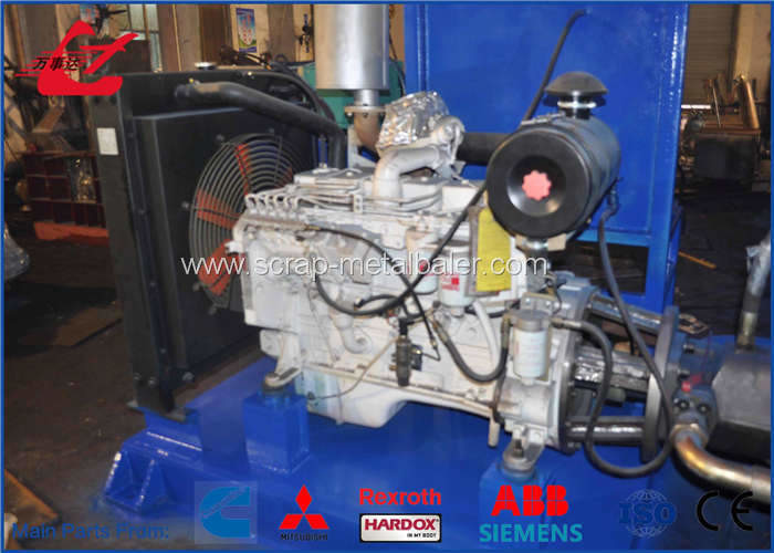 400Ton Waste Car Shell Shear Baler 3m Length Press Room 83kW Diesel Engine Power