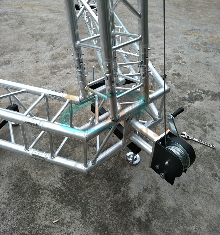 10M Line Array Truss Aluminum Alloy Tower Safety Loading