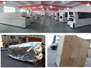 soldering equipment LED SMT wave soldering machine for PCB heating length 600mm