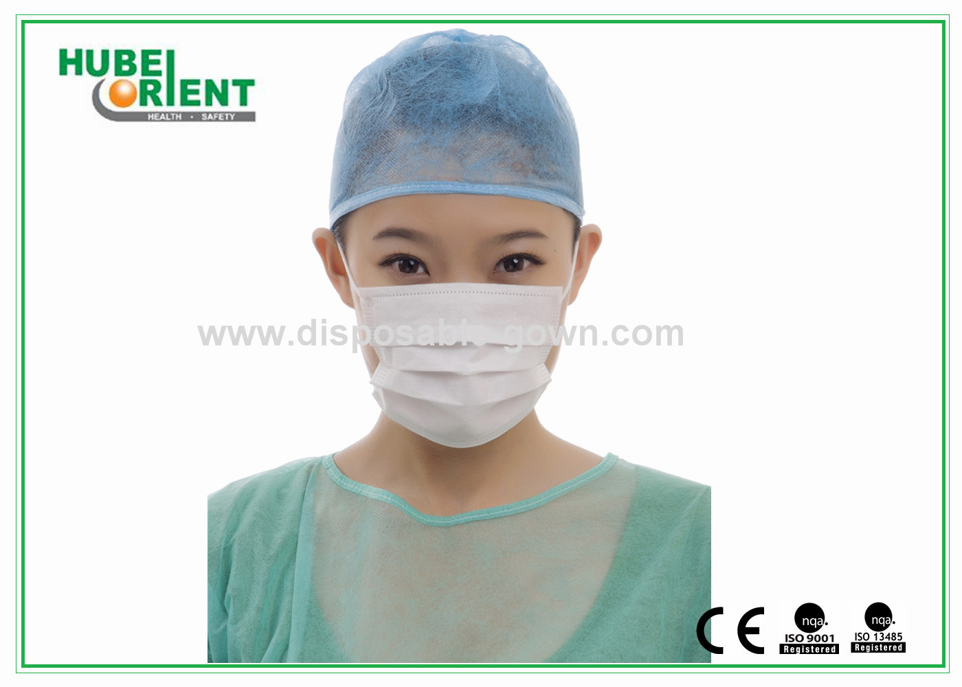 Polycellulose ESD Non Woven And Disposable Protective Medical Face Mask