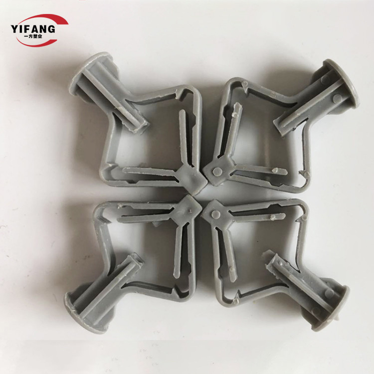 Customized color nylon toggle anchor / butterfly screw anchor 10*38mm Dia