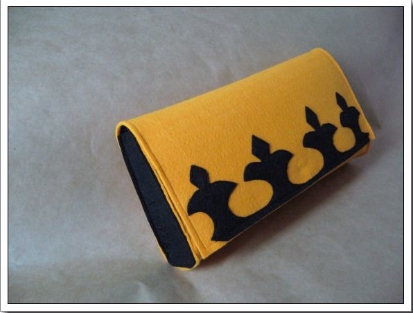 high quality reasonable price promotional felt purse factory with various color