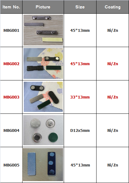Block Magnetic Name Badge Tolerance ±1% Plastic Name Tag with Magnetic Attachment