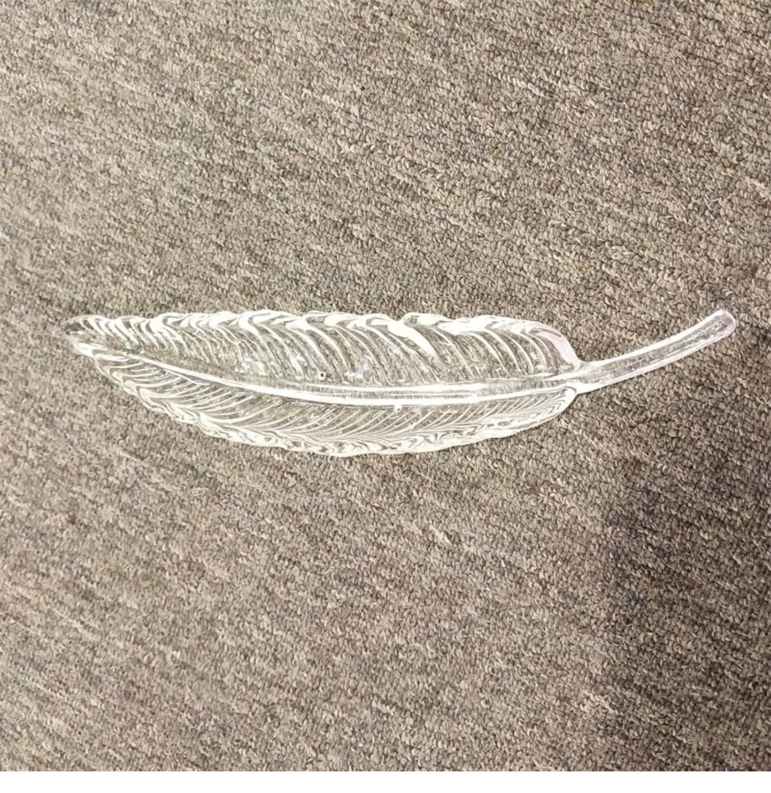 Modern Art Glass Feather Chandeliers