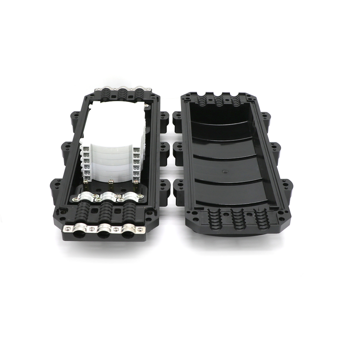TTI Fiber Optic Splice Closure Optical Horizontal Type Fiber Optic Joint Box In-line Splice Closure 3