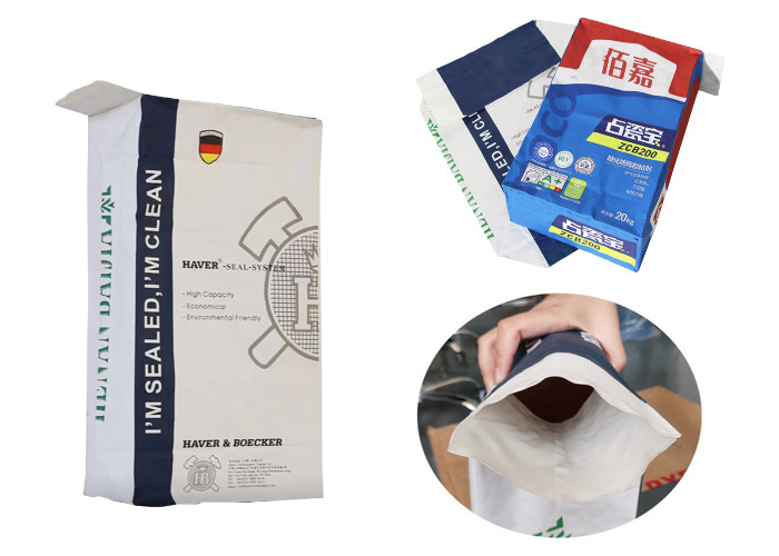 Food Grade Multi Layers Plain Kraft Paper Valve Flour Packing Bag