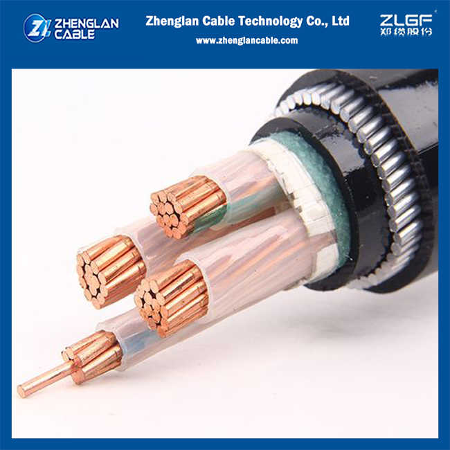 1kv low voltage power cable 4*35mm2 XLPE insulated SWA armored power cable IEC60502-1