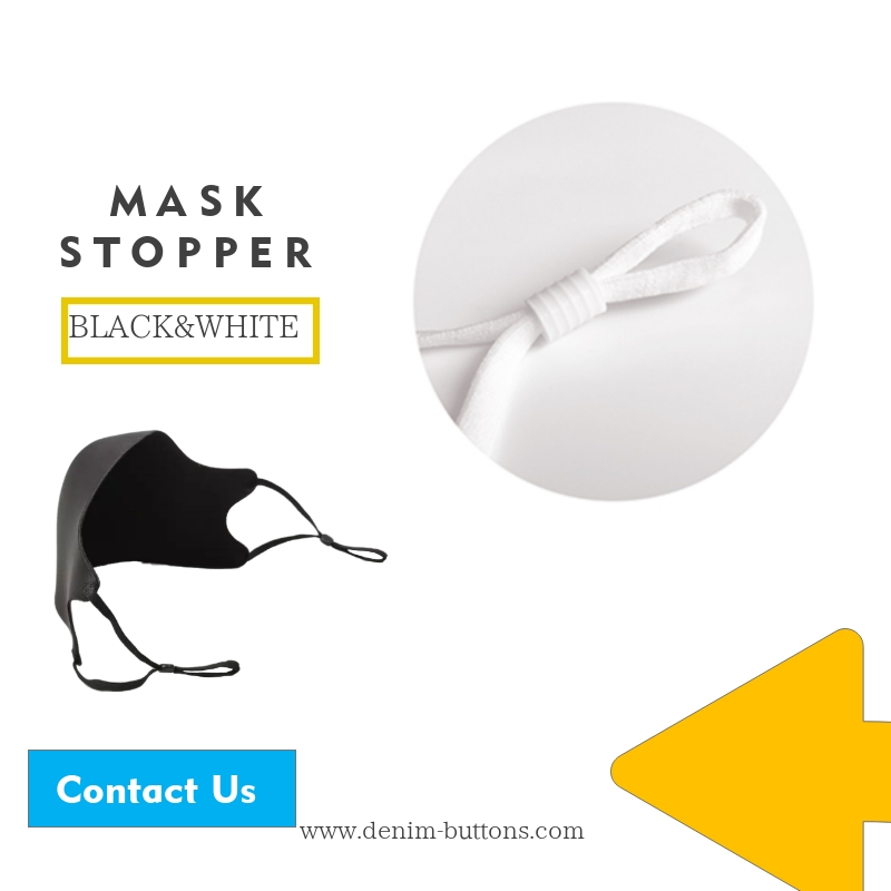 mask stoppers white cylinder shape lead free