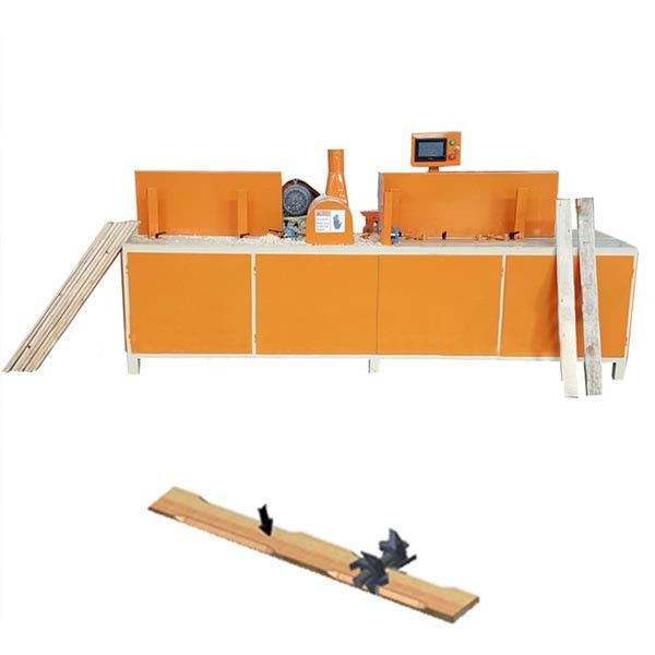 Automatic Feeding Solid American Wooden Pallet Chamfering Machine