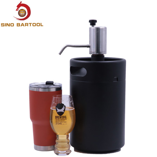 Home Electric Air Pump 4l Beer Pressurized Mini Keg Dispenser Usb Interface Hot Cold Beverage
