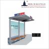 Buy cheap 5Hours Laminated Glass 4mm glass Solar Bus Shelter from wholesalers