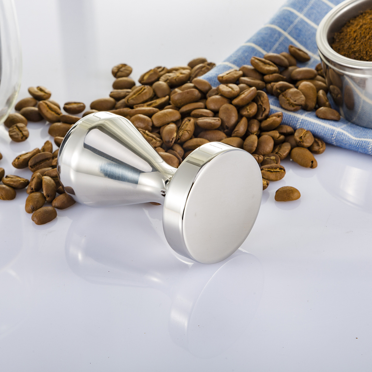 Eco - Friendly Coffee Maker Accessories Barista Espresso Stainless Steel Coffee Tamper 51mm