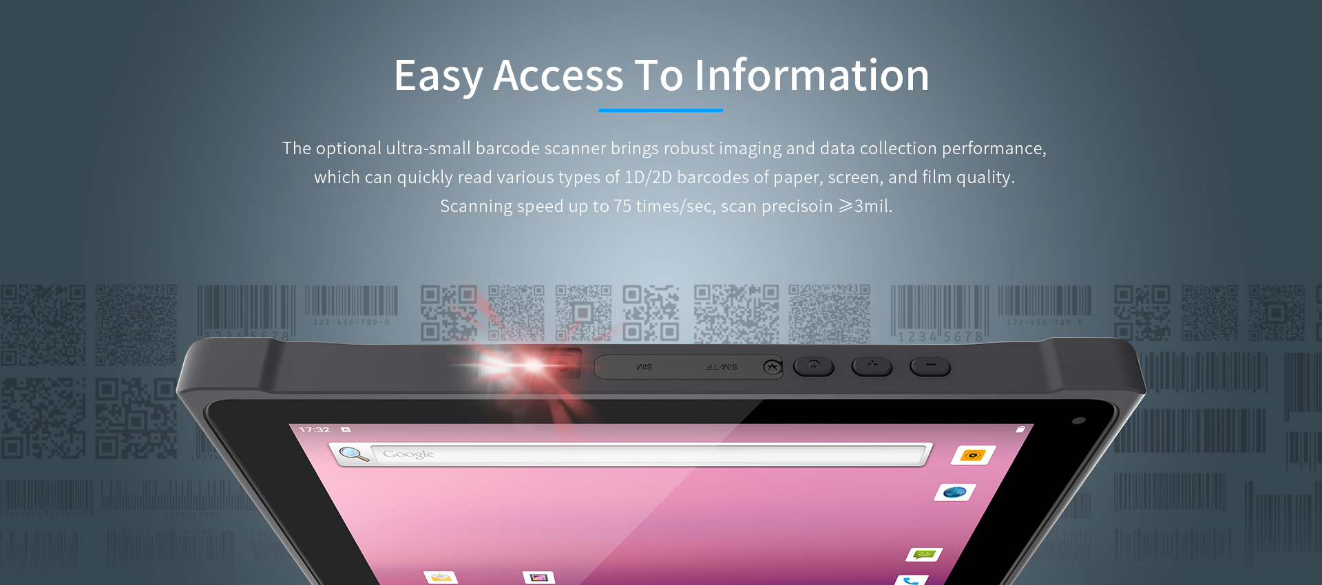 Emdoor Rugged Tablet 8 inch IP65 Waterproof Android 11/GMS NFC/4G/5G/BT5.1 for Industrial