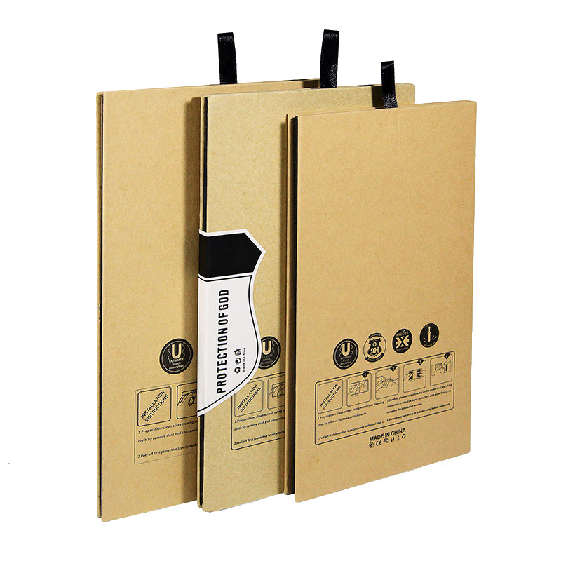 CMYK PMS Mobile Phone Tempered Glass Package Box Customized
