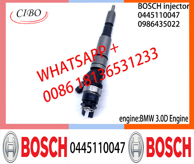 Diesel Common Rail Injector 0445110047 0986435022 13534701464 0445110039 0986435018 for BMW/LAND ROVER 3.0D