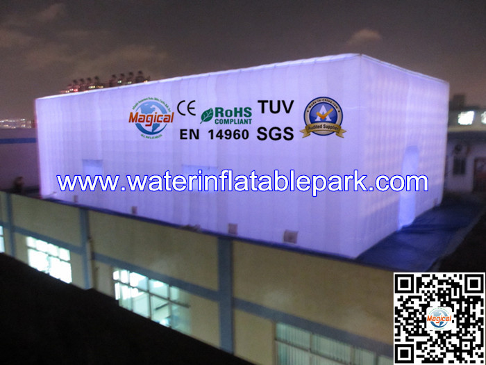 Commercial Inflatable Lighting Tent , Photo Studio Box Light Cube Tent
