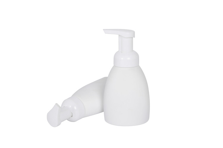 Oval 250ml PET Foamer Pump Bottle Facial Cleansing Soap Foaming Bottle