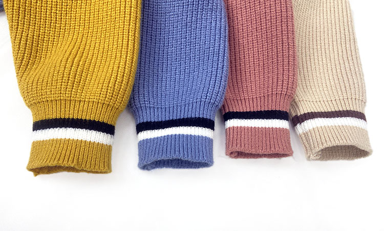 Unisex 2 Pieces Set Ribbed Knit Sweater Infant New Born Newborn Clothes Baby Girl & Boys' Clothing sets for Winter