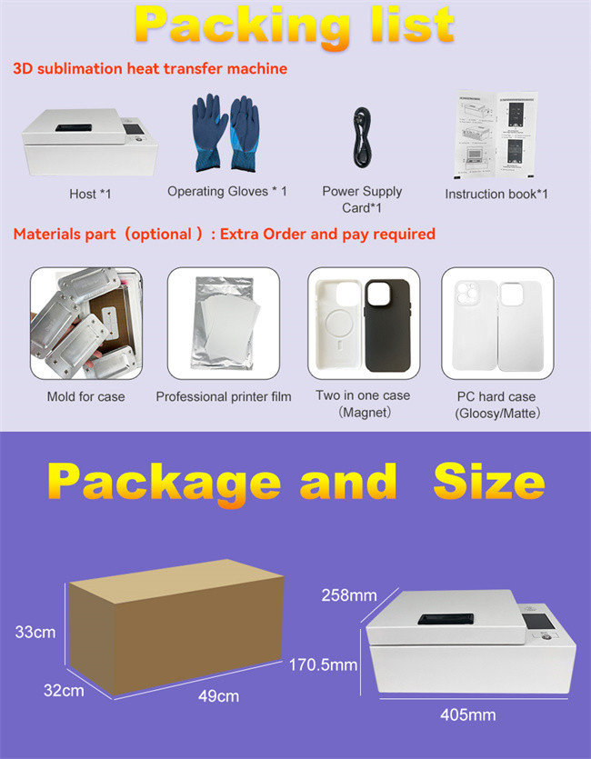 Mobile Cover Cell Phone Case Printing Machine Multifunctional 3D Sublimation Vacuum Heat Press Machine