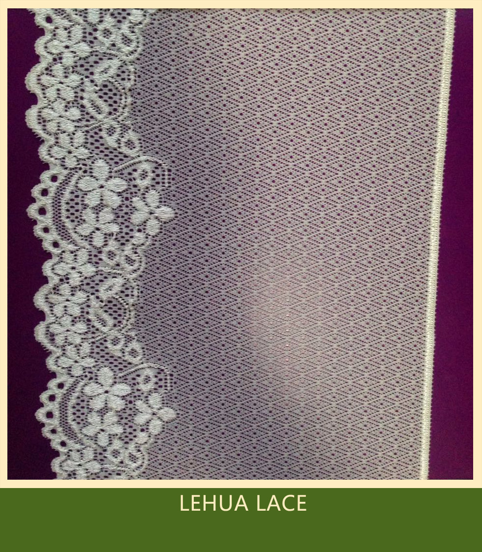 Hot Selling and nice quality Nylon Spandex Stretchy Brazil Lace from China