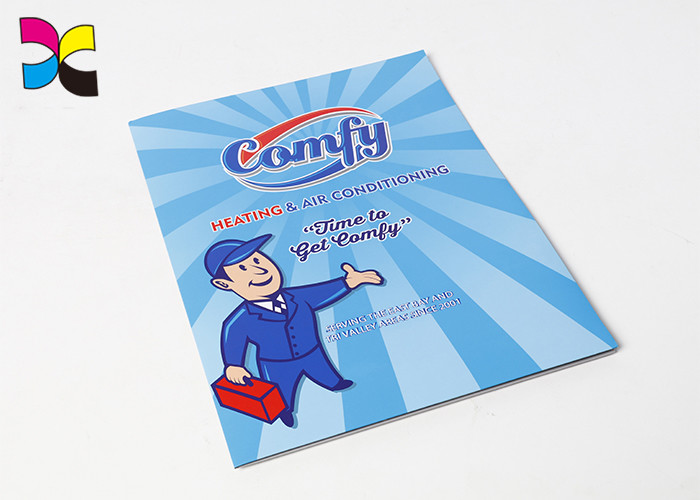 Hot Stamping Printed Hard Cover File Folder With Coated Art Paper Material Eco - Friendly