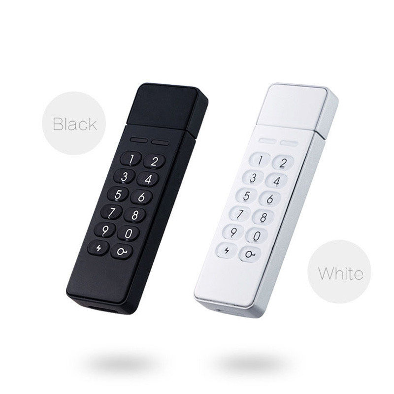 Datage High Level AES 256bit Password Encryption Flash USB Key Drive Encripted USB 2.0 Disk White