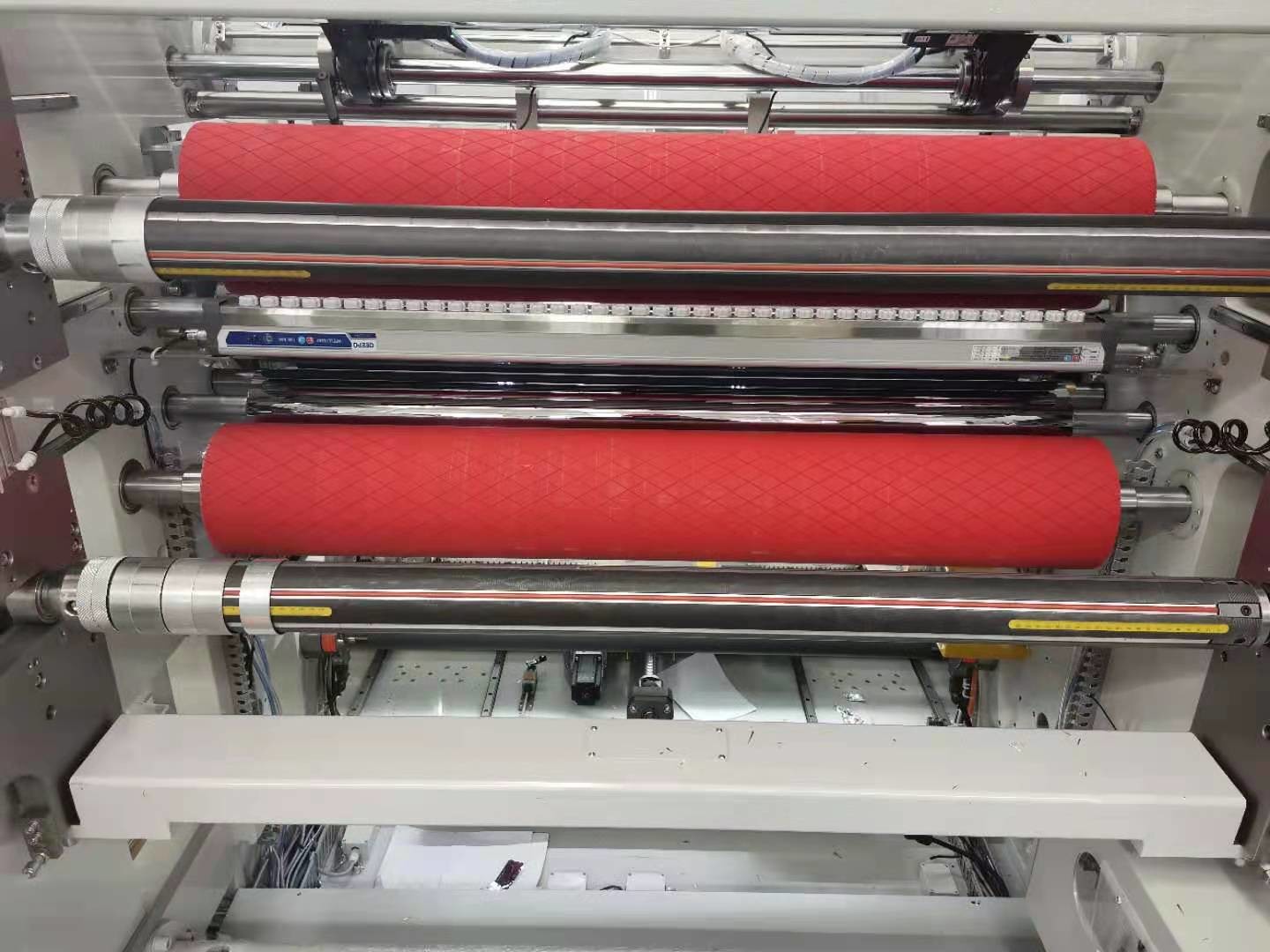 6mA 500mm 380V 60Hz Slitter Rewinder Machine , Plastic Film Rewinding Machine