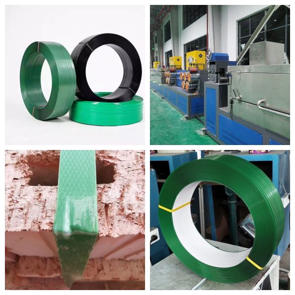 Efficiency Pet Strap Making Machinery Packing Belt Production Line With 3.5m2 Filter