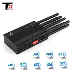 China 8 Channel Portable Mobile Phone Jammers Anti GPS WiFi Signal Blocker on sale