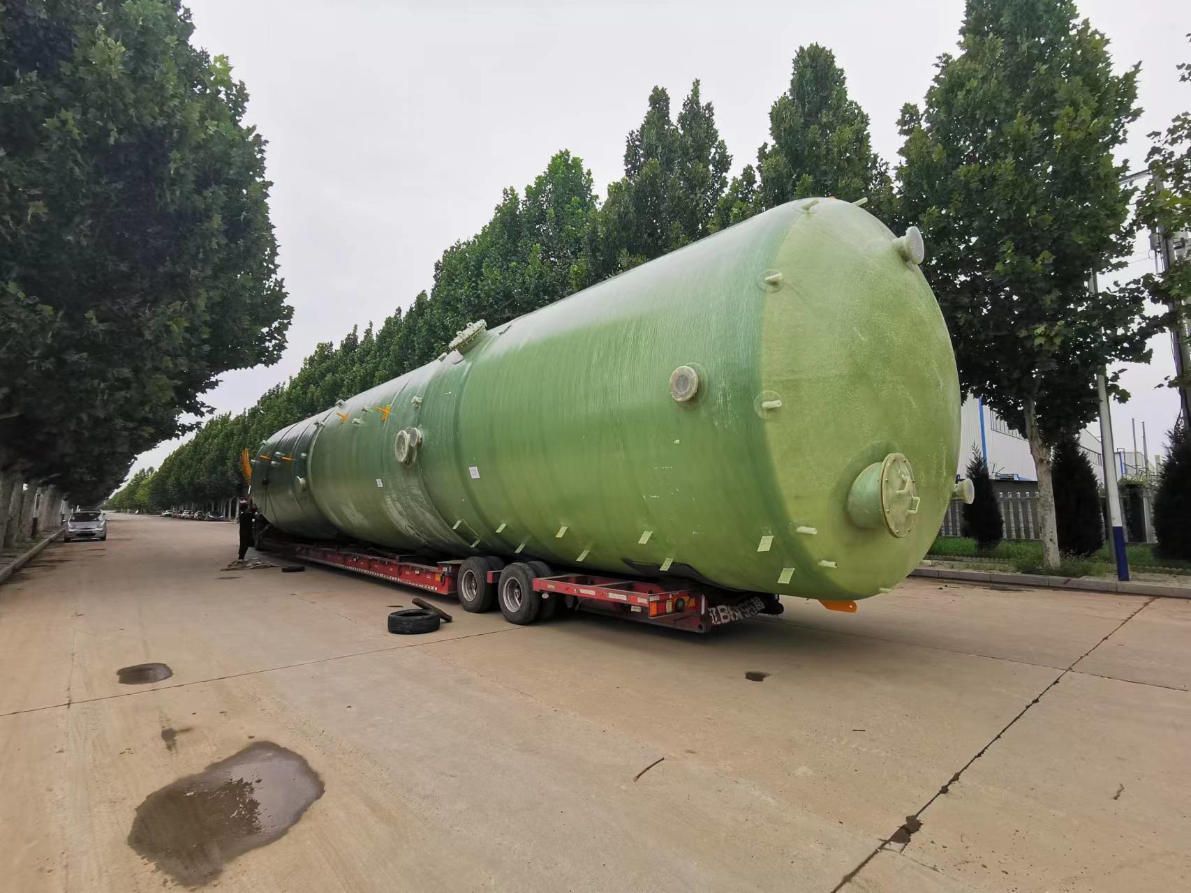 Round Light Weight FRP Vertical Tank For Water Pretreatment