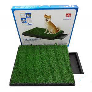 PP PE Personal Care Tools Dog Potty Grass WIth Drawer Custom Color 51 * 63 * 6CM