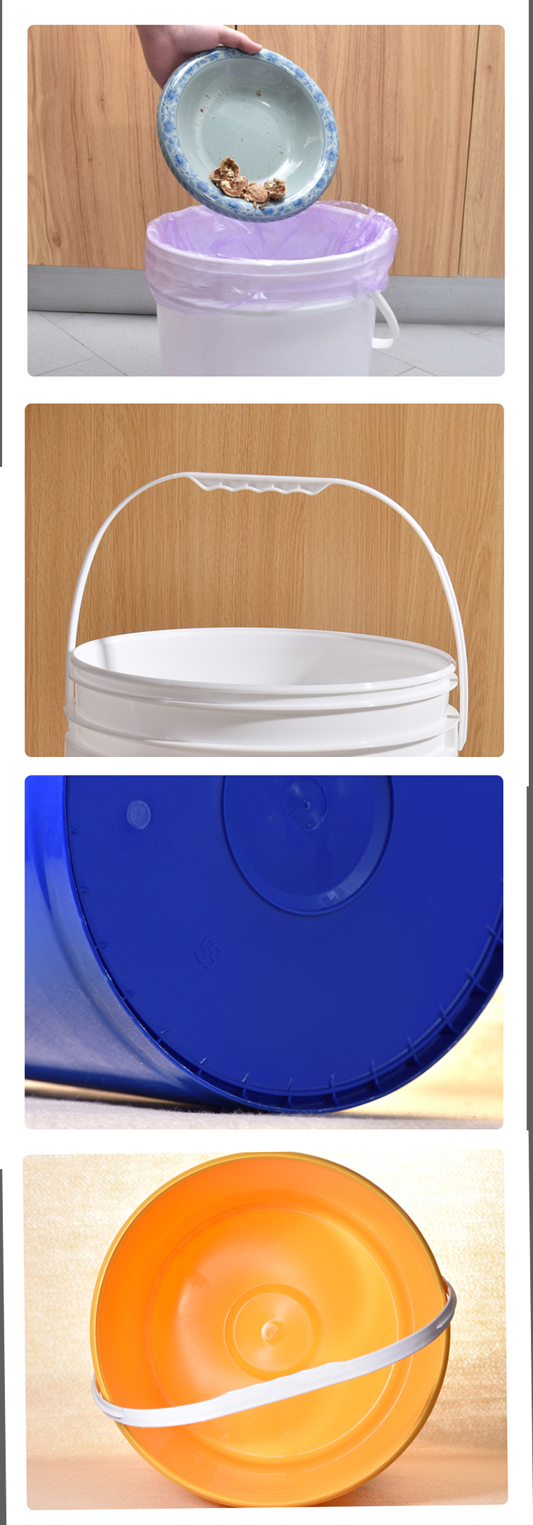 Customized Logo Modern Black Slim Kitchen Room Plastic Airport Pull Out Trash Can for Medical Waste Bin