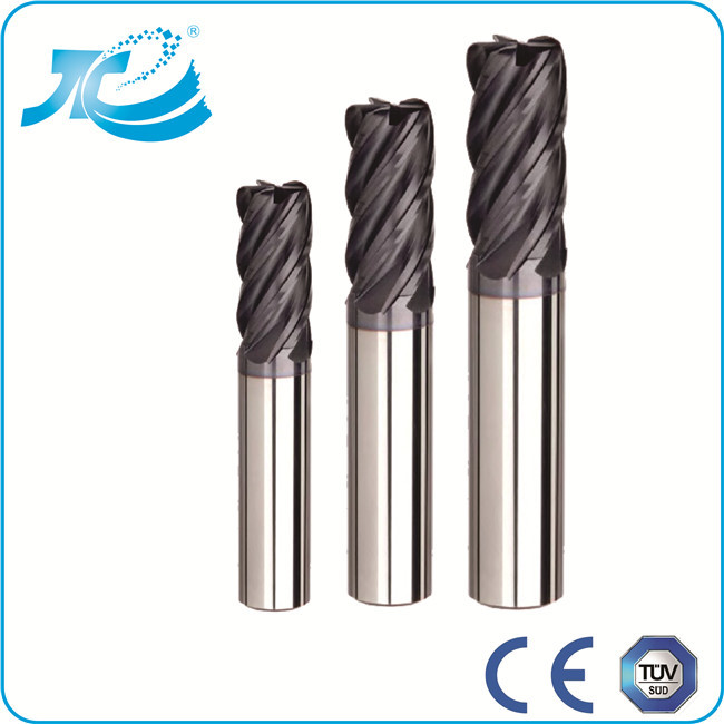 Carbide Corner Radius End Mill Milling Cutter Tools , Corner Rounding End Mill