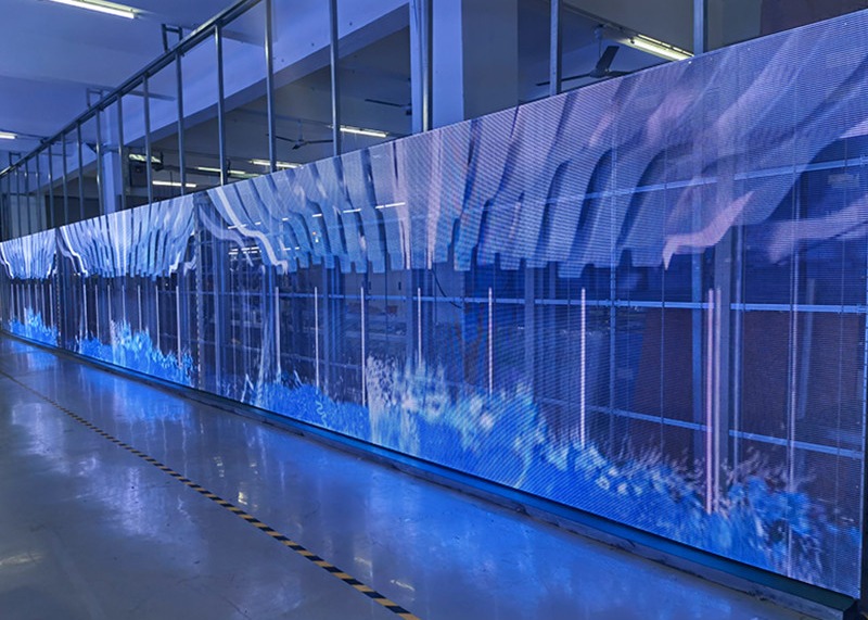 Driving Method Led Transparent Screen Translucent LED Display for Performance