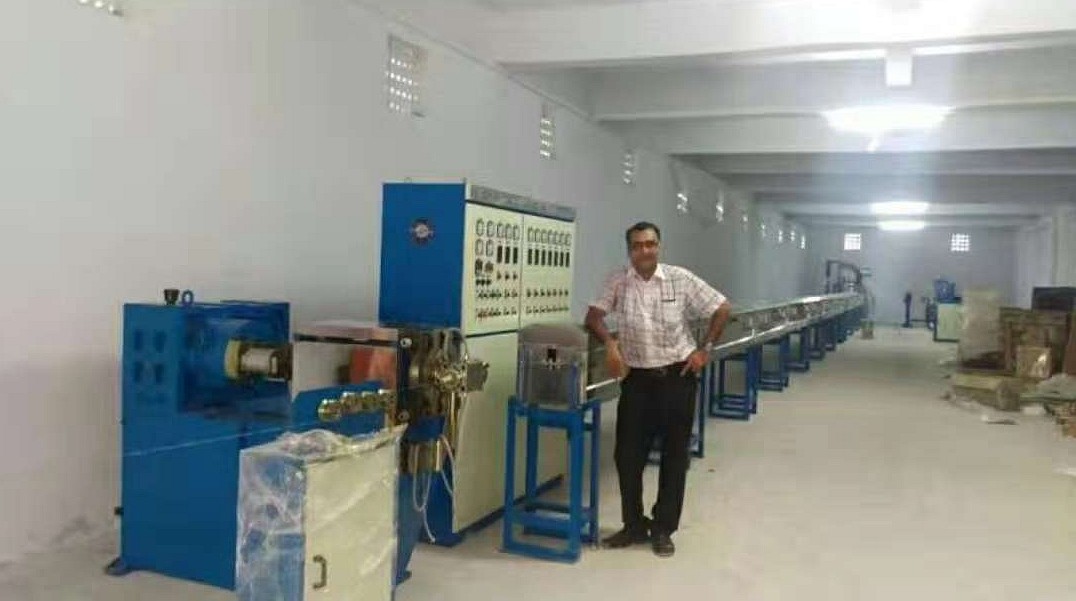 Highly Speed Wire Extrusion Machine Silicone Cables And Wires Production