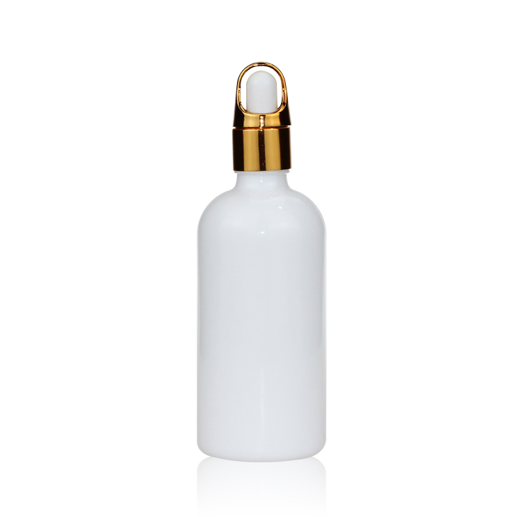 Wholesale 100ml White Porcelain Bottles With Glass Dropper For Essential Oils