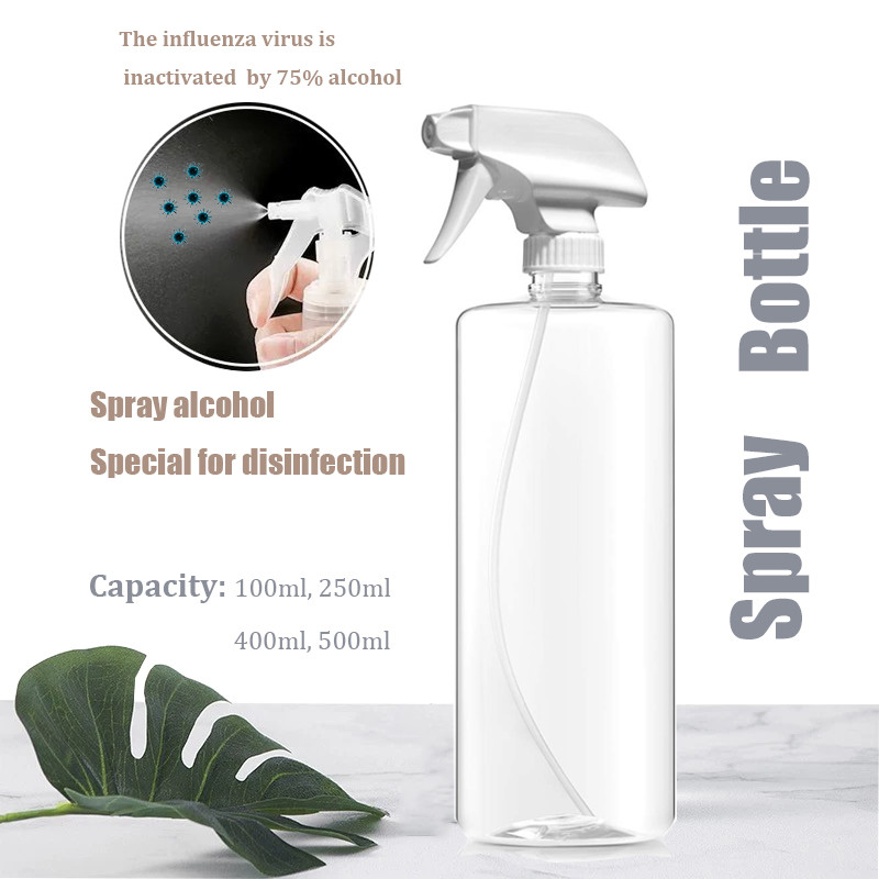 Clear PET Spray Bottle Mister Perfume Sprayers Pump Bottle For Garden Disinfection Trip