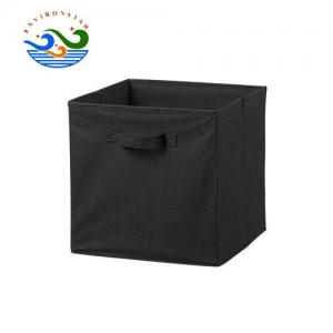 Buy cheap Black 33H Foldable Cardboard Nonwoven Storage Box product