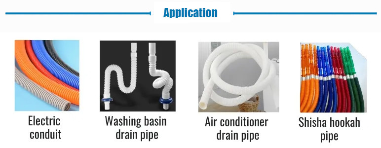 High Speed 12mm-50mm PP PE Corrugated Pipe Production Line Corrugated Flexible Pipe Machine